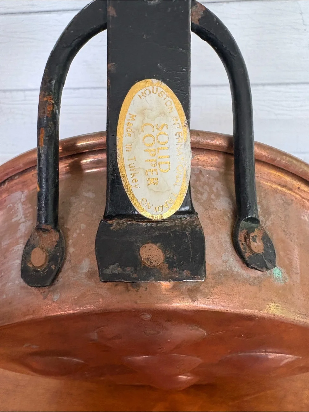 Vintage French Solid Copper Egg Poaching or Escargot Pan Made in Turkey